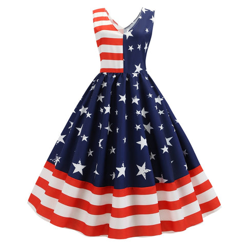 Independence Day Dress, July 4 Outfit for Women