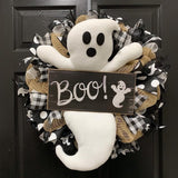 15" Halloween Boo Wreath Decoration
