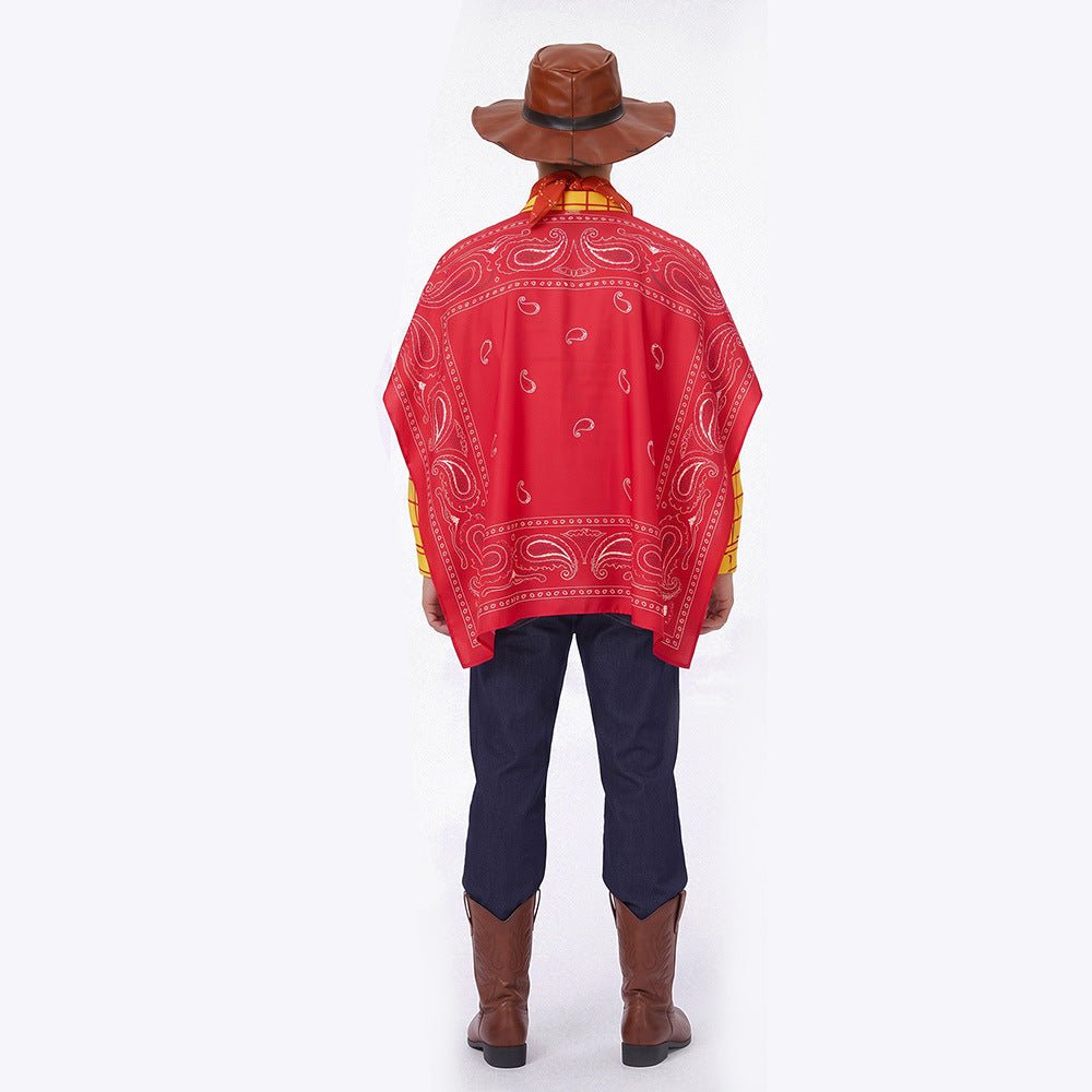 2026 Woody Costume for Adults, Poncho Included