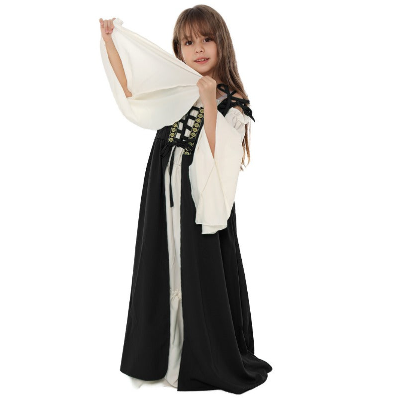 Medieval Renaissance Dress Costume for Girls