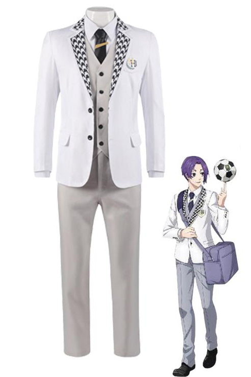 Anime Blue Lock Reo Mikage Uniform Embroidery Cosplay Costumes