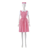 Vickie Candy Striper Nurse Uniform for Adults