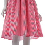 Vickie Candy Striper Nurse Uniform for Adults