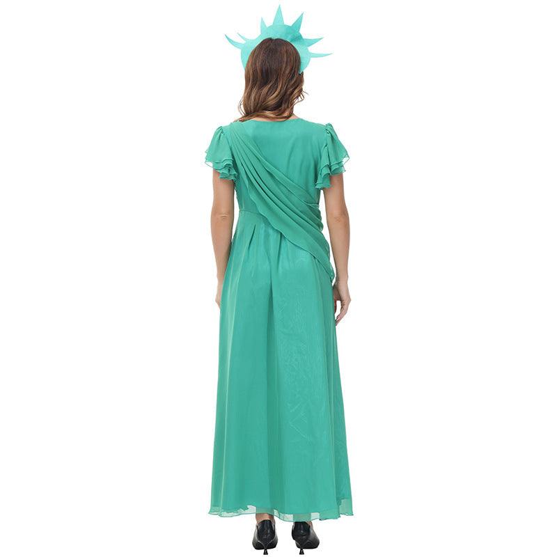 Statue of Liberty Costume for Women. Independence Day Outfit