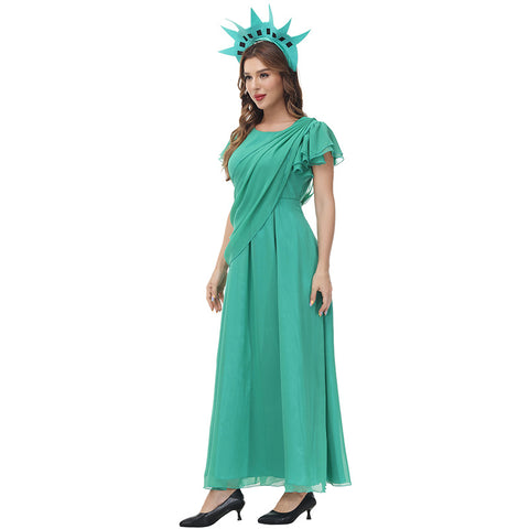 Statue of Liberty Costume for Women. Independence Day Outfit