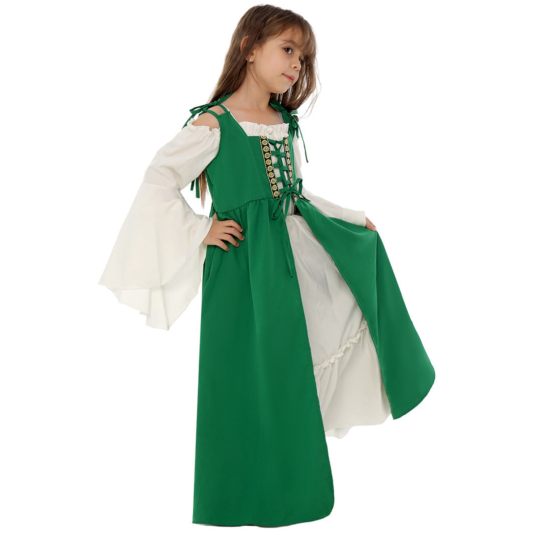 Medieval Renaissance Dress Costume for Girls