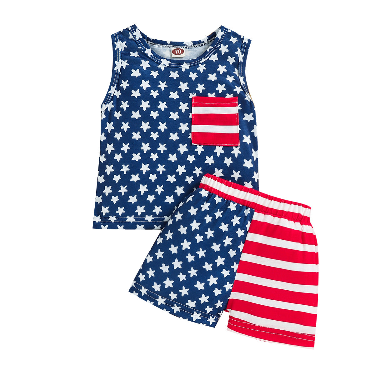July 4th Tank Top and Short for Babies and Toddlers