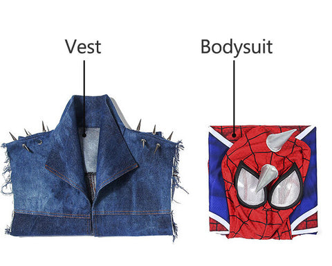 PS4 Spider-Punk Costume for Men