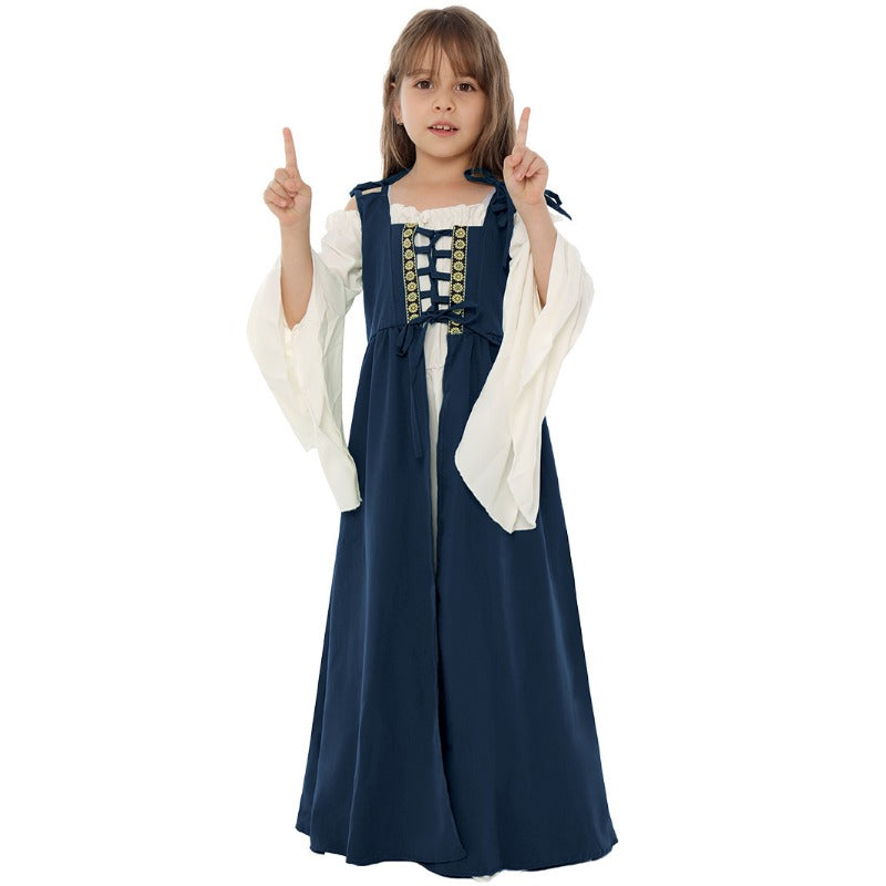 Medieval Renaissance Dress Costume for Girls