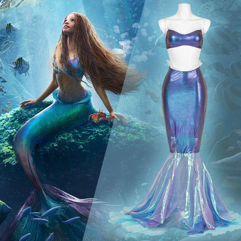 Ariel Mermaid Costume for Adults. Little Mermaid Movie Costume
