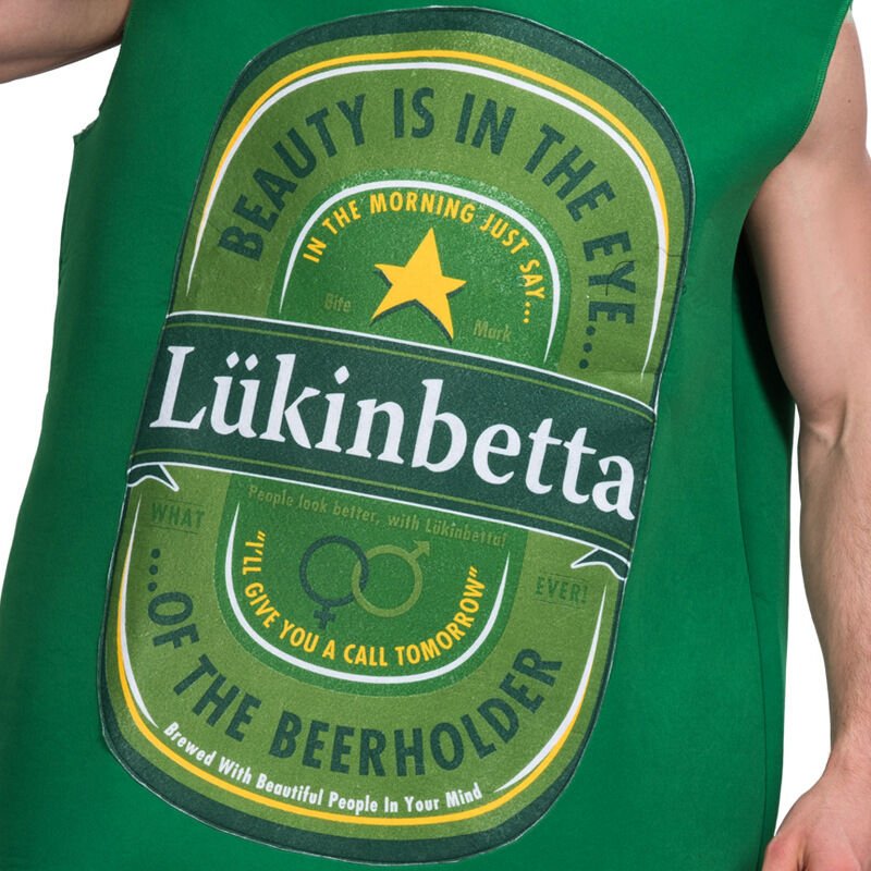 Beer Bottle Costume For Adult