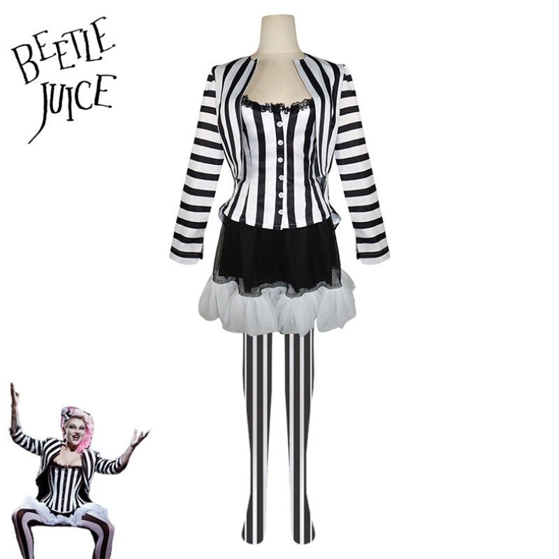 Beetlejuice Costume for Women and Girls
