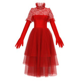 Beetlejuice Lydia Deetz Costume. Bride Wedding Dress