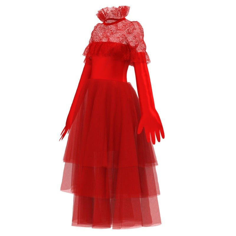 Beetlejuice Lydia Deetz Costume. Bride Wedding Dress