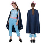 Bo Beep Blue Costume for Adults, Full Outfit with Cape and Accessories