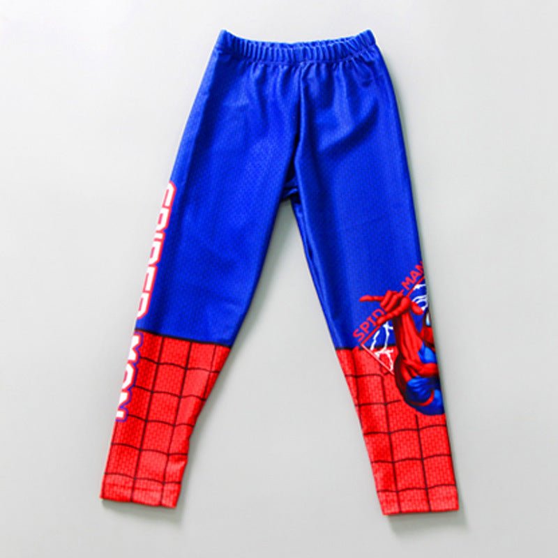 Boys Long Sleeve Spider Man Swimsuit (Sizes 2T–12)