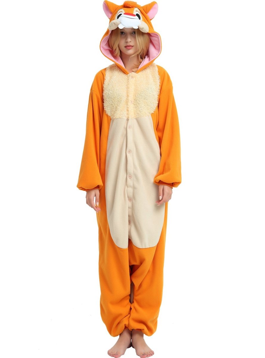 Chipmunk Chip n Dale Onesie Kigurumi For Adults and Teenagers