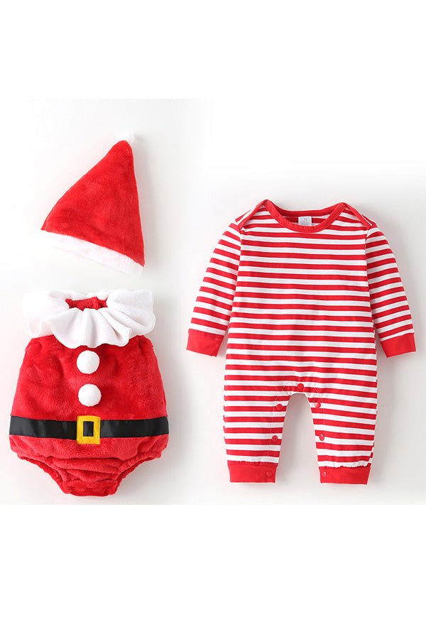 Christmas Baby Romper , Santa Costume for Babies