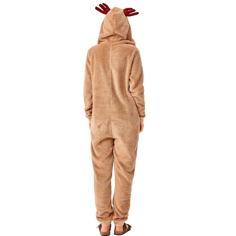 Christmas Reindeer Onesie Costume For Adults