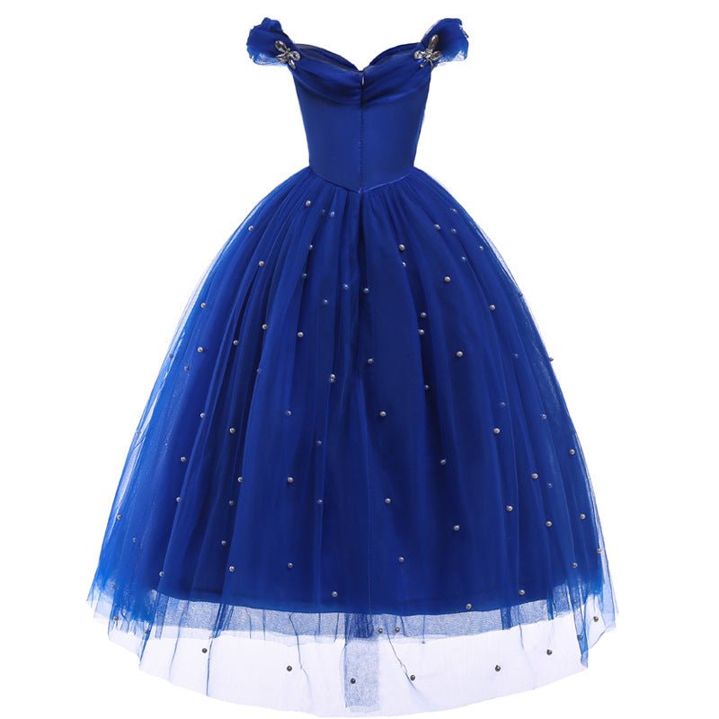 Cinderella Inspired Princess Dress For Girls
