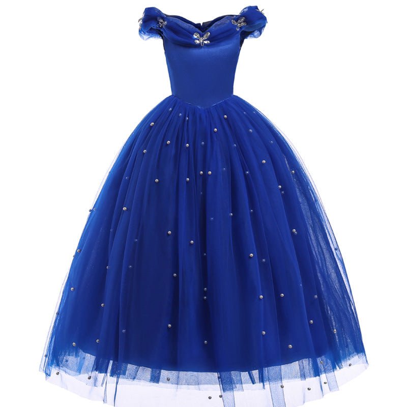 Cinderella Inspired Princess Dress For Girls