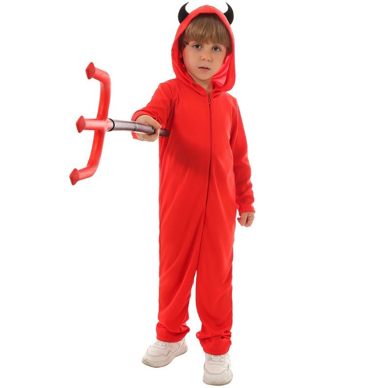 Devil Costume for Kids with Trident