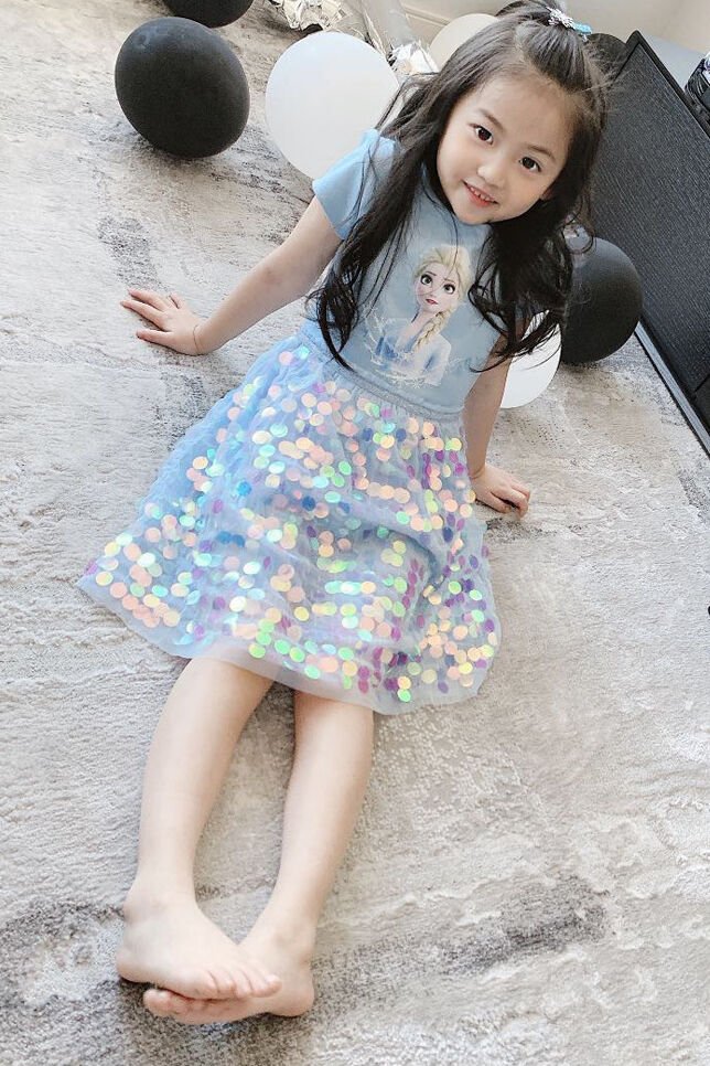 Elsa Summer Dress For Kids Girls