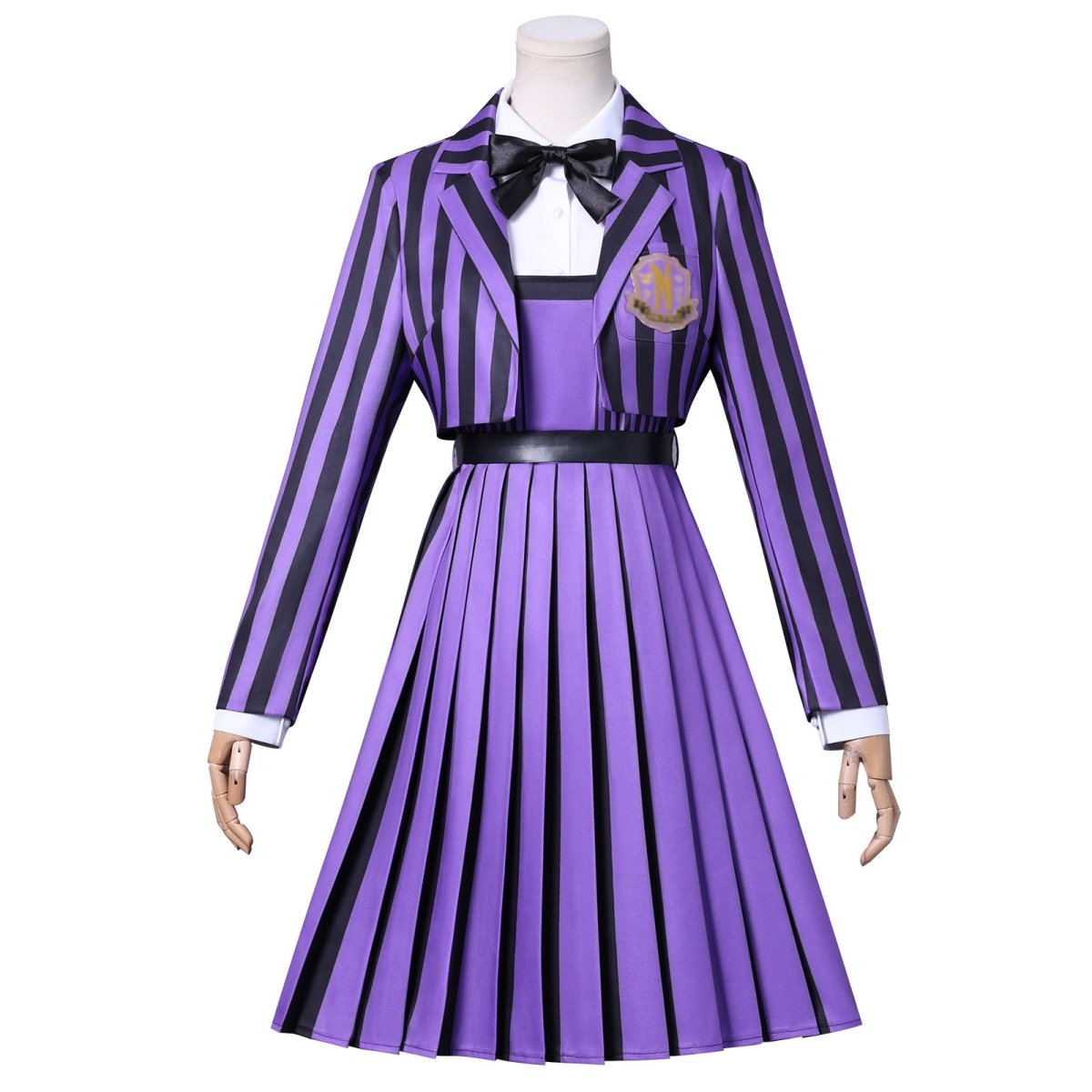 Enid Sinclair Costume Nevermore Academy Purple Uniform