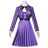 Enid Sinclair Costume Nevermore Academy Purple Uniform