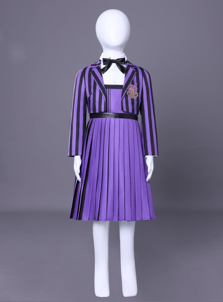 Enid Sinclair Costume Nevermore Academy Purple Uniform