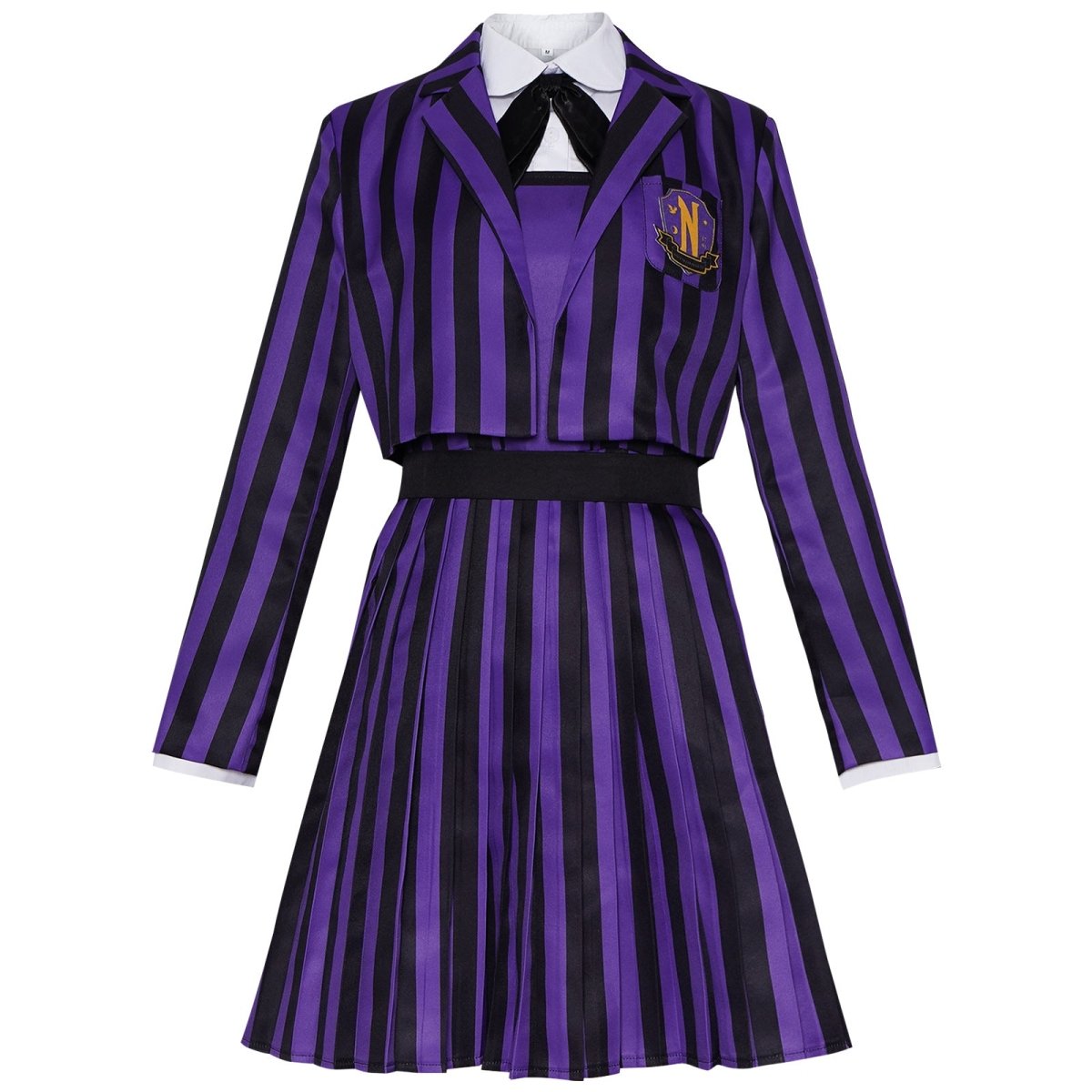 Enid Sinclair Costume Nevermore Academy Purple Uniform