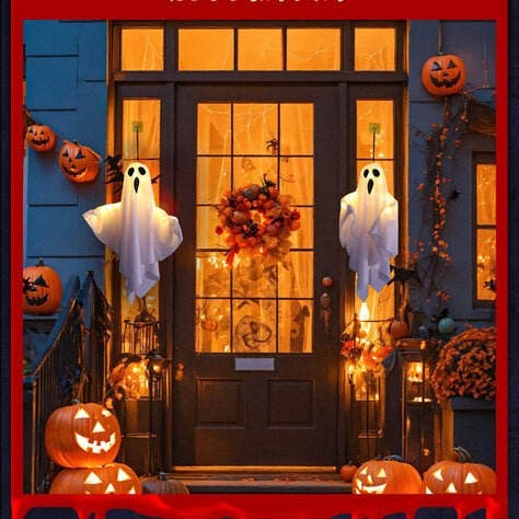 Ghost Lights Halloween Decoration, 3pcs