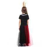 Girls' Queen of Hearts Dress Costume Alice in Wonderland