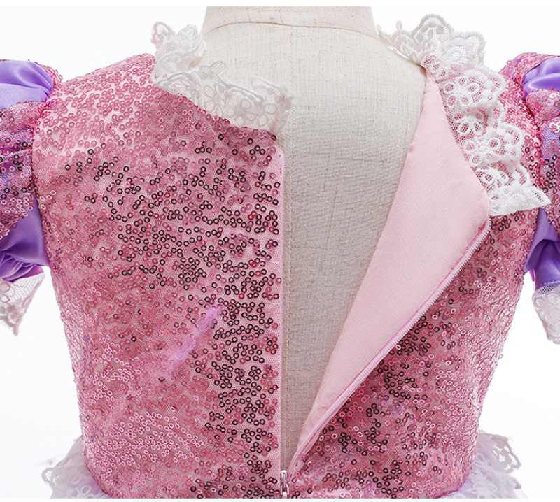 Girls Rapunzel Dress Costume Tangled