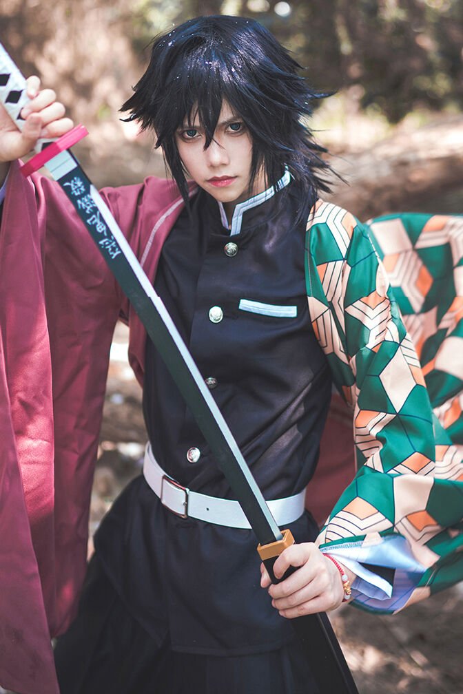 Giyu Tomioka Cosplay Costume - Demon Slayer Kimetsu no Yaiba