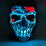 Halloween Skull Face Light Up Mask