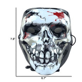 Halloween Skull Face Light Up Mask