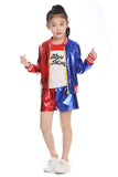 Harley Quinn Cosplay Costume For Kids Girls