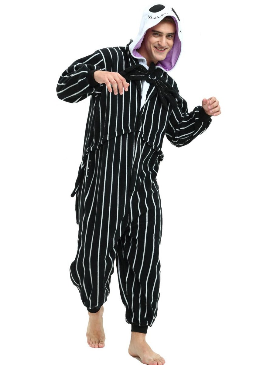 Jack Skellington Onesie Costume For Adults and Teenagers
