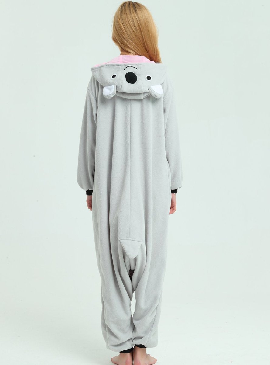 Déguisement Pyjama Koala Onesie Adulte - Polaire Douce, à Boutons, Pour Carnaval, Halloween, Soirée Pyjama