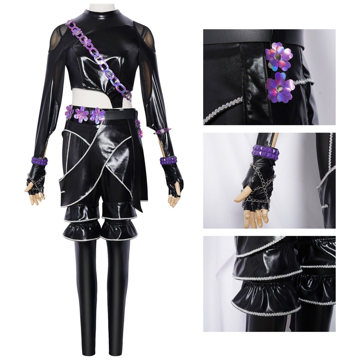 KPDH Zoey Battle Costume Black Outfit. Realistic Version.