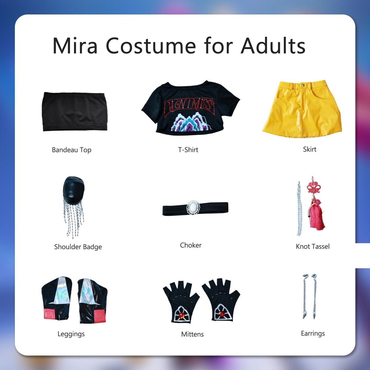 KPop Demon Hunters Mira Costume for Kids & Adults