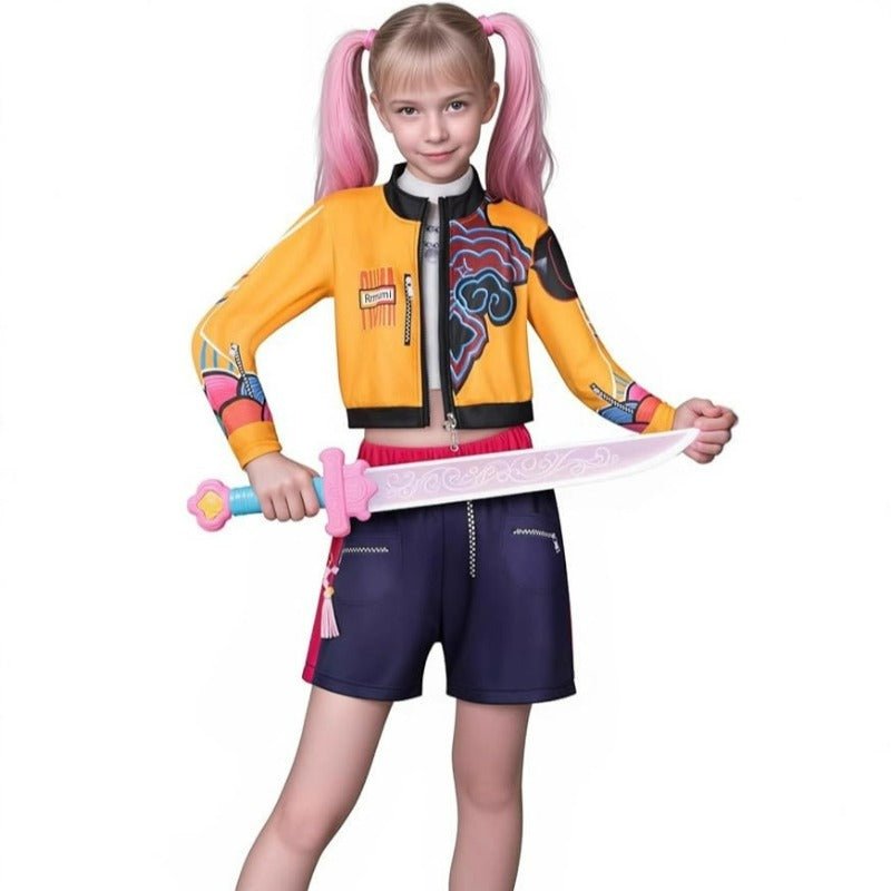 Kpop Demon Hunters Rumi Costume for Kids, Comfort Edition