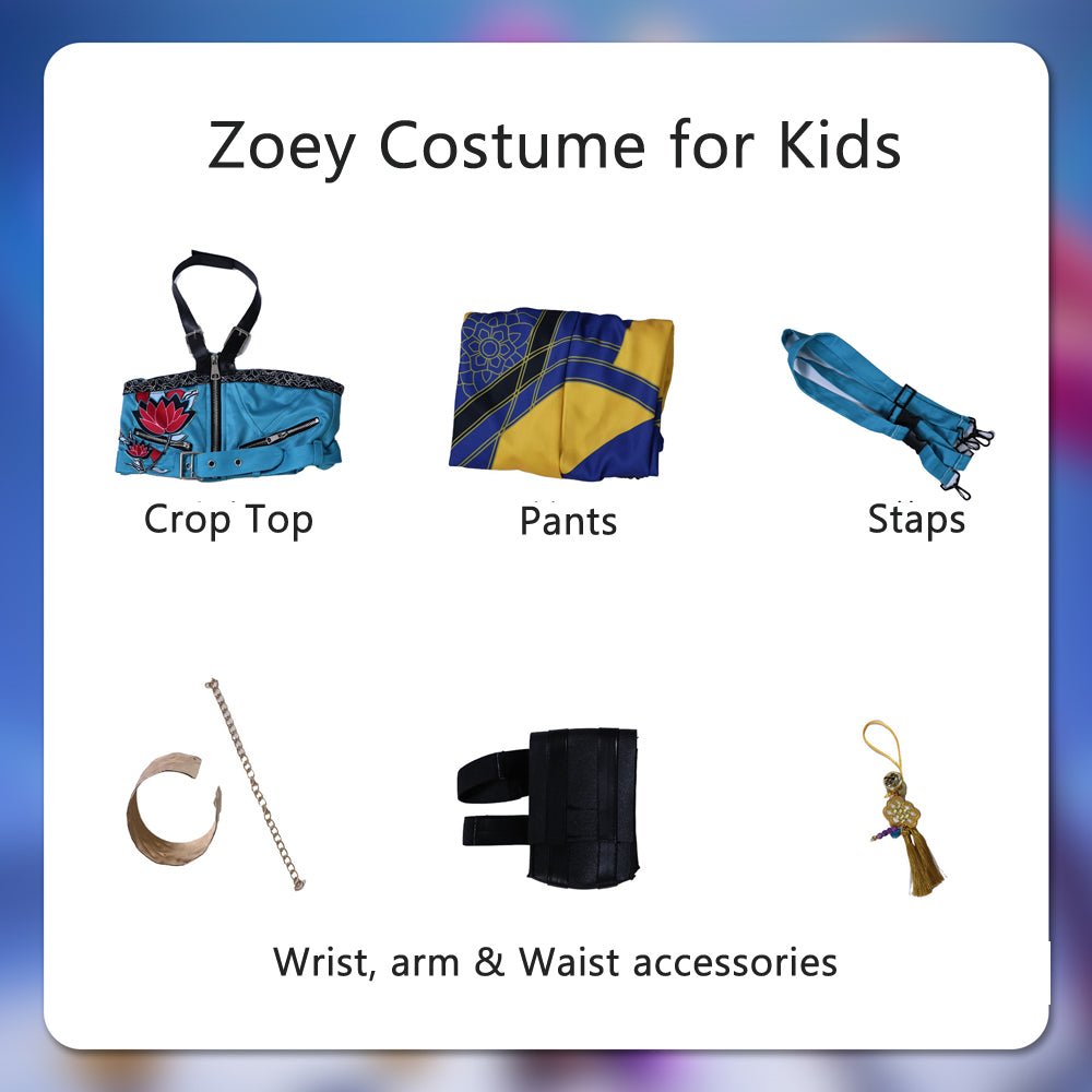 KPop Demon Hunters Zoey Costume for Kids & Adults