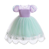 Littler Mermaid Ariel Inspired Dress For Girls