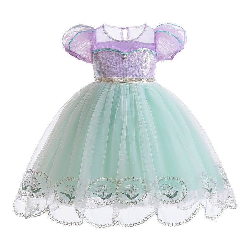 Littler Mermaid Ariel Inspired Dress For Girls