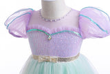 Littler Mermaid Ariel Inspired Dress For Girls