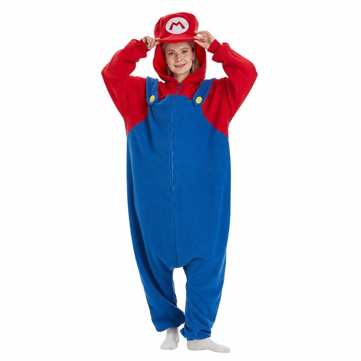 Mario Onesie Costume for Adults