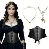 Medieval Viking Corset Belt Set