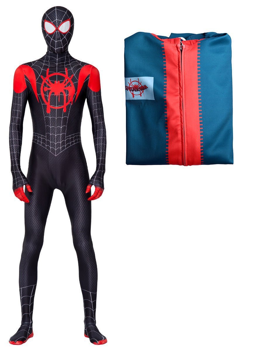 Miles Morales Costume for Kids and Men– Black Spider-Man Halloween Costume – Hallowitch Costumes Miles Morales Costume for Kids and Men– Black Spider-Man Halloween Costume – Hallowitch Costumes